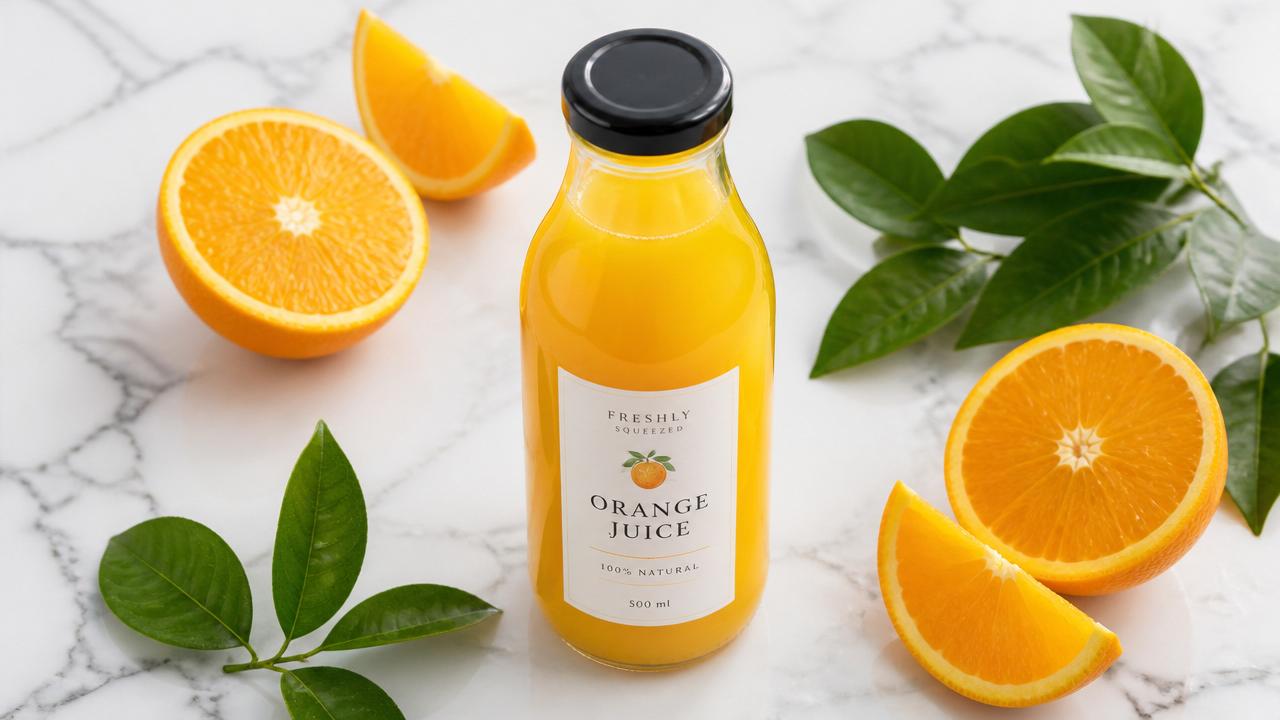 Orange Juice fruit bowl