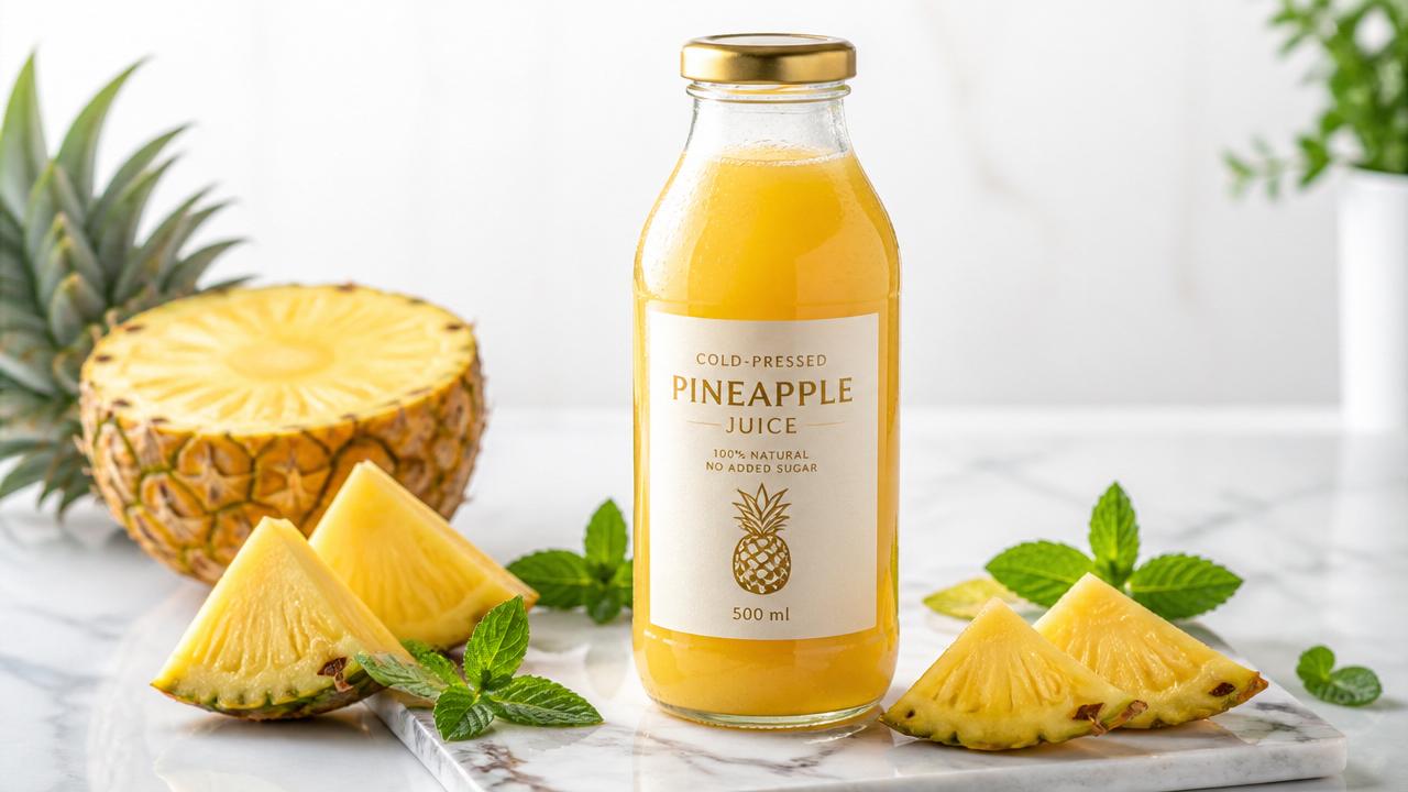 Pineapple Juice fruit bowl
